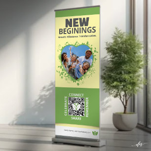 New Beginnings Family Celebration Photo Banner