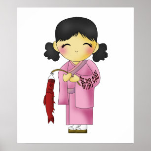 New Beginnings Fish Girl Poster