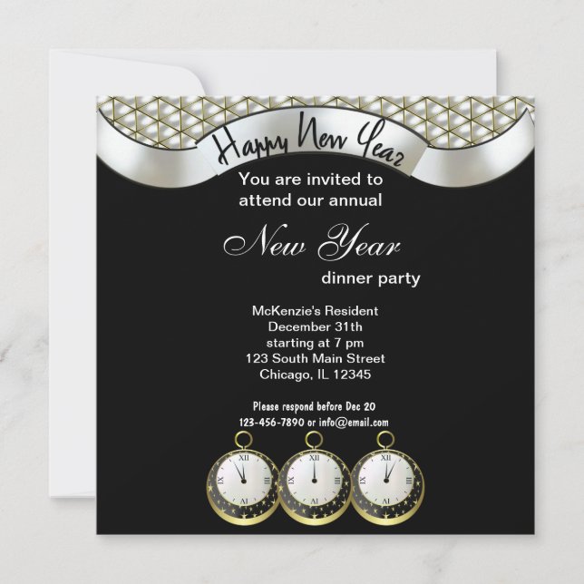 New Beginnings Invitation (Front)