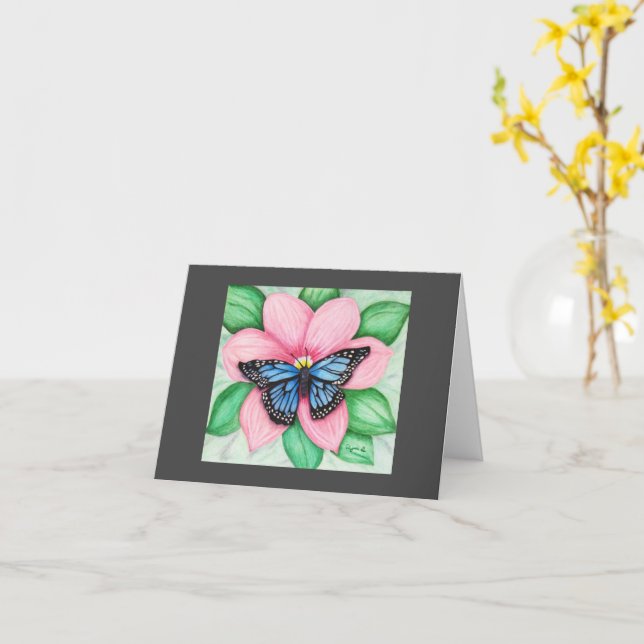 New Beginnings Note Card (Yellow Flower)