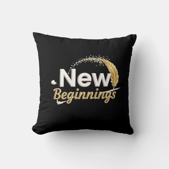 New Beginnings Pillow (Front)