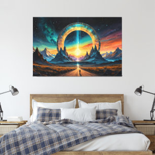 New Beginnings: Step Through a Stargate Canvas Print