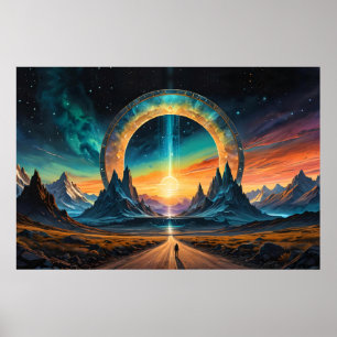 New Beginnings: Step Through a Stargate Poster