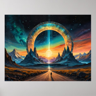 New Beginnings: Step Through a Stargate Poster
