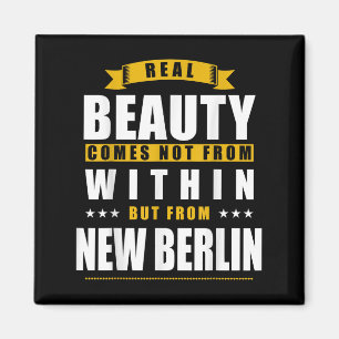 New Berlin - Funny D City Gift Magnet