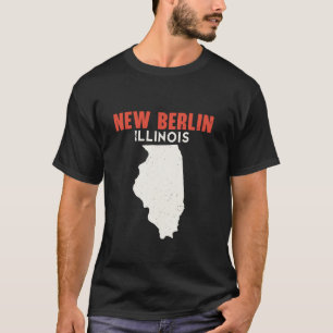 New Berlin Illinois USA State America Travel Illin T-Shirt