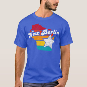 New Berlin Wisconsin Vintage Distressed Souvenir 2 T-Shirt