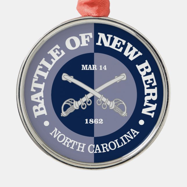 New Bern (B&G) Metal Tree Decoration (Front)