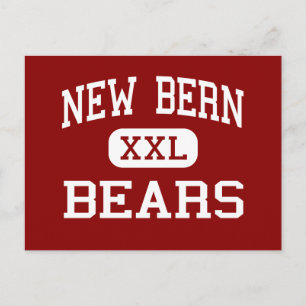 New Bern - Bears - High - New Bern North Carolina Postcard
