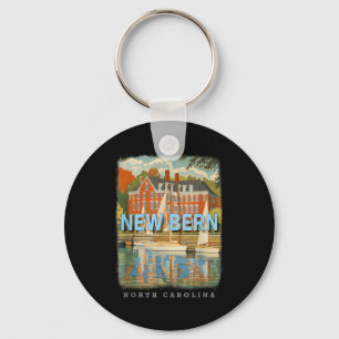 New Bern North Carolina Nc Historic Charm Sd515  Key Ring