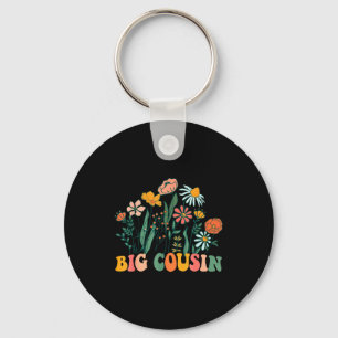 New Big Cousin Wildflower First Birthday & Bab Key Ring