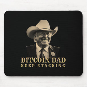 New! Bitcoin Dad Trump Btc Dad's Home Bitcoin Keep Mouse Mat