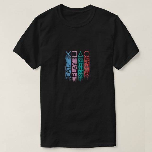 New blac t shirt disign with colourful font (Design Front)