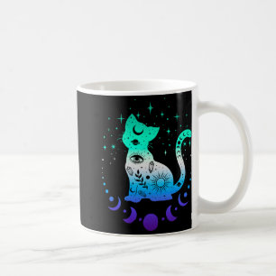 New Blue Gay Male Mlm Pride Flag, Astrology Cat Coffee Mug
