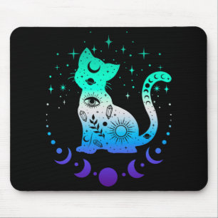 New Blue Gay Male Mlm Pride Flag, Astrology Cat  Mouse Mat