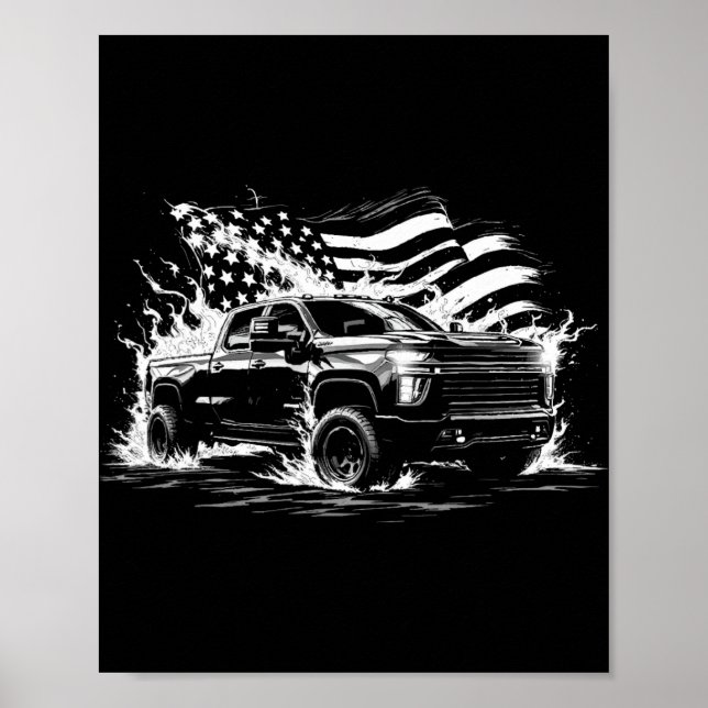 New Body Style Silverado Truck 2500 Crew Cab Patri Poster (Front)