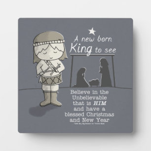 New Born King Plaque