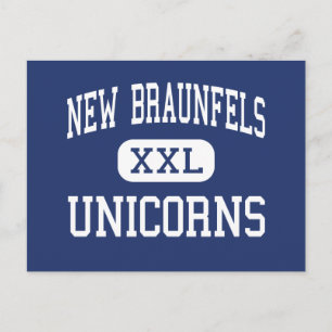 New Braunfels - Unicorns - High - New Braunfels Postcard