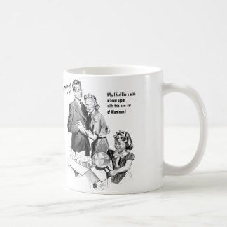 new bride aluminium coffee mug