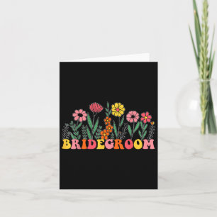 New Bridegroom Wildflower First Birthday & Bab Card