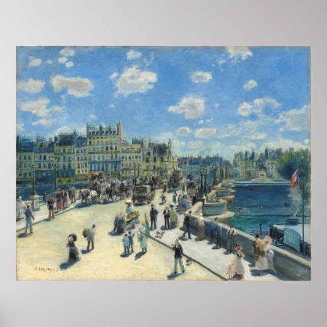 New Bridge Auguste  Renoir   Poster (Front)