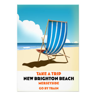 New Brighton Beach Merseyside Photo Print