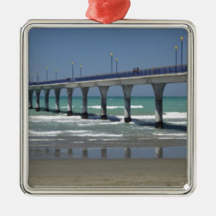 New Brighton Pier, Christchurch Metal Tree Decoration