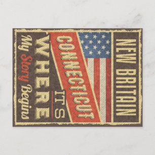 New Britain Connecticut Postcard