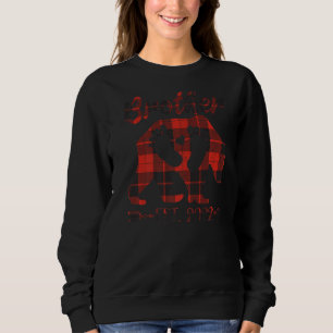 New Brother Bear Baby Announcement Sister Christma Sweatshirt