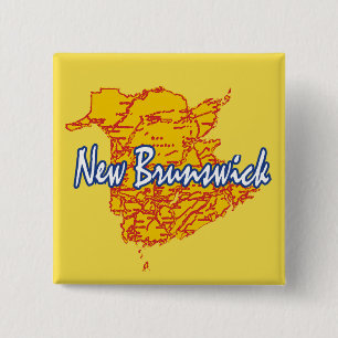 New Brunswick 15 Cm Square Badge