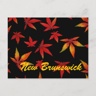 New Brunswick Autumn Leaves Postcard