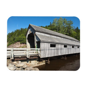 New Brunswick, Canada. Irish River covered Magnet
