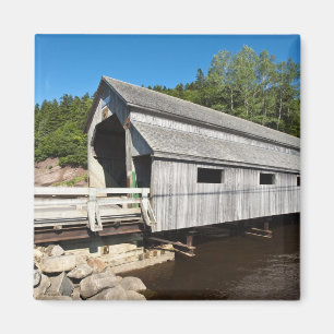 New Brunswick, Canada. Irish River covered Magnet