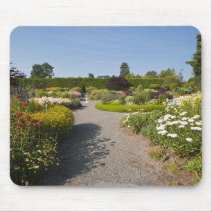 New Brunswick, Canada. Kingsbrae Garden in St. Mouse Mat