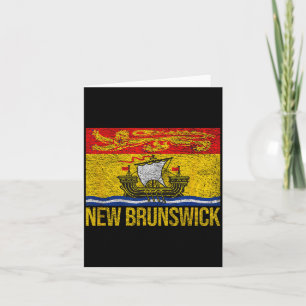 New Brunswick Flag Canada  Card