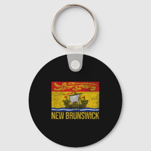 New Brunswick Flag Canada  Key Ring