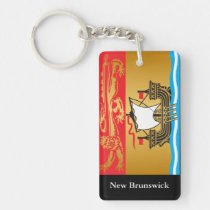 New Brunswick flag Key Ring