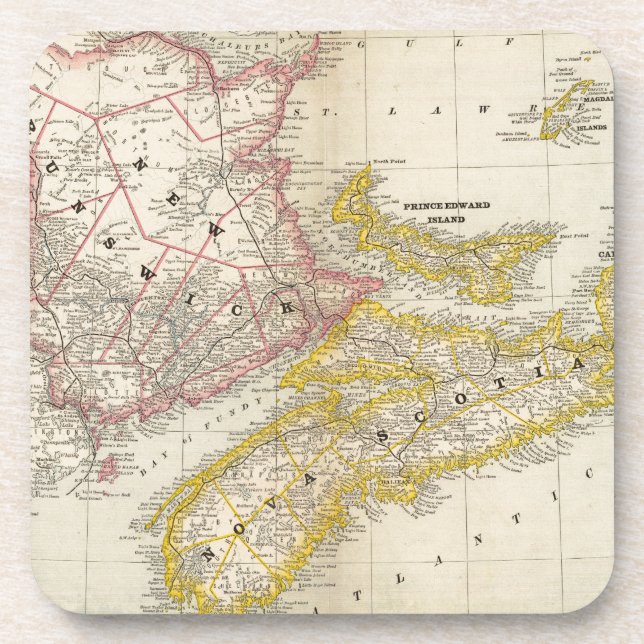 New Brunswick, Nova Scotia Coaster (Front)