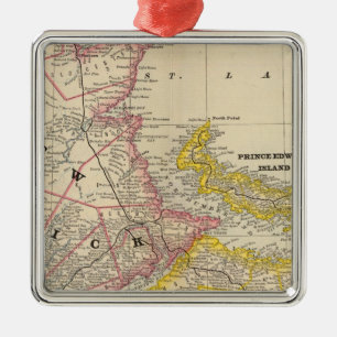 New Brunswick, Nova Scotia Metal Tree Decoration
