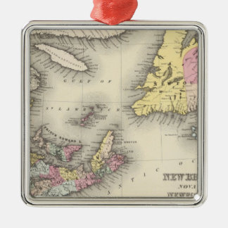 New Brunswick, Nova Scotia, Newfoundland Metal Tree Decoration