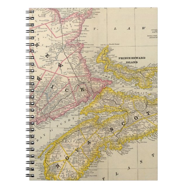 New Brunswick, Nova Scotia Notebook (Front)