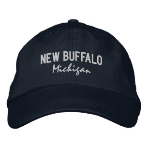 New Buffalo Michigan Embroidered Baseball Hat