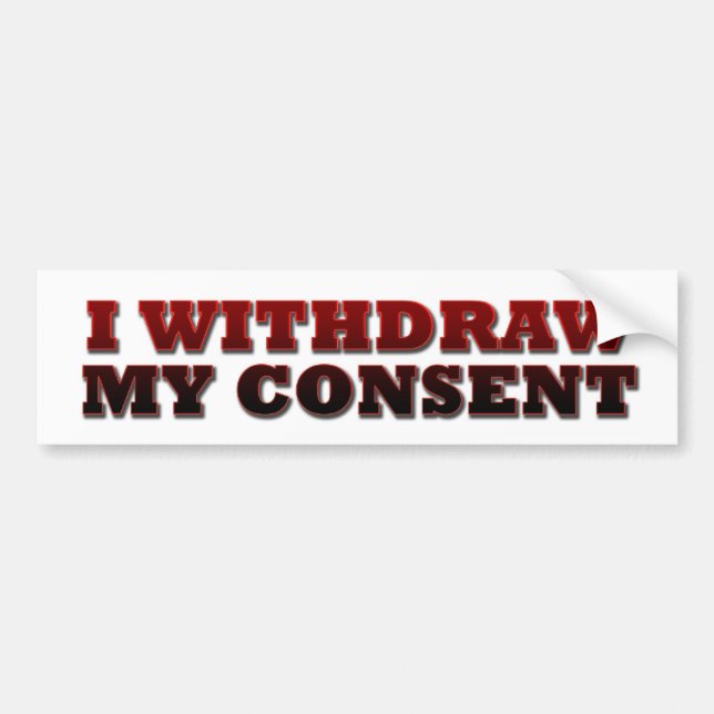 New bumperstickers bumper sticker (Front)