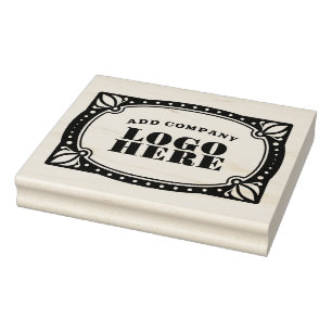 New Business Brand Logo Name Address Rubber Stamp