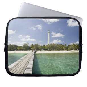 New Caledonia, Amedee Islet. Amedee Islet Pier. Laptop Sleeve