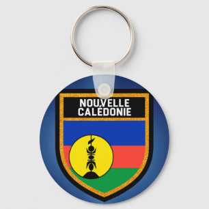 New Caledonia Flag Key Ring