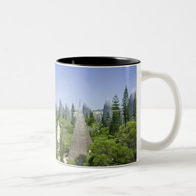 New Caledonia, Grande Terre Island, Noumea. Two-Tone Coffee Mug (Right)