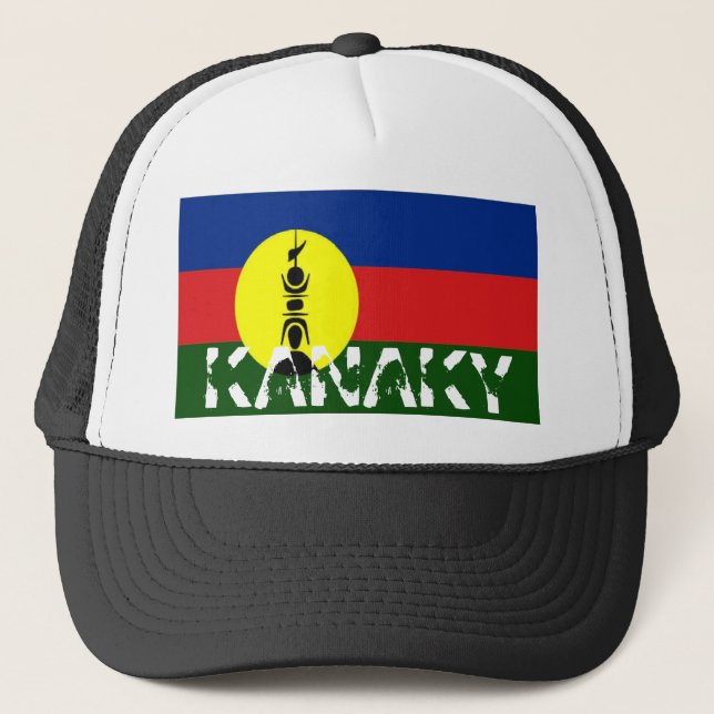 New Caledonia Kanaky flag souvenir hat (Front)