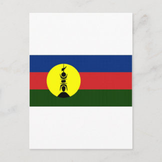 New Caledonia Kanaky Local Flag Postcard