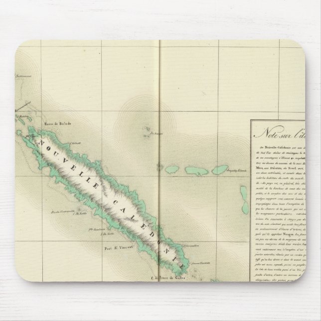 New Caledonia Oceania no 46 Mouse Mat (Front)